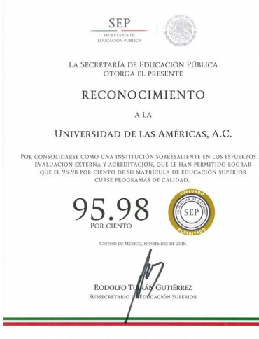 La SEP reconoce la calidad académica de la UDLACDMX